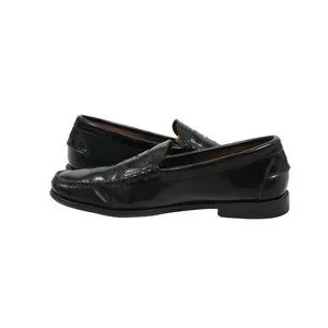 Prada Mens Penny Loafers Size P 8 US 9 Black Brushed Leather. Cordovan Slip Ons Prada Men main image 4